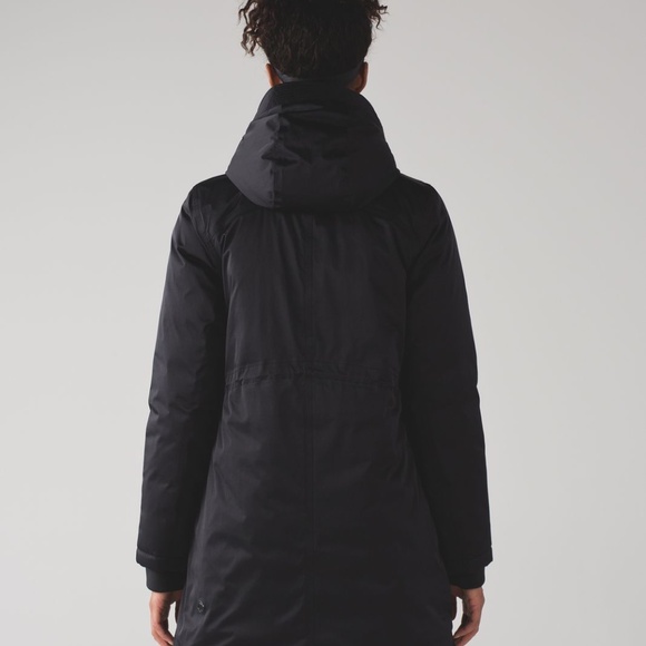 Lululemon No Shivers Bomber Jacket (Reversible) - Black - Sz 6 - Picture 2 of 6